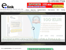 Tablet Screenshot of e-link.lt